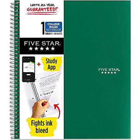 Letter 1-Subject Notebook, 4-Pack (#1-4) – Livescribe Inc. (US)