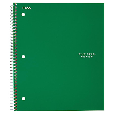 Letter 1-Subject Notebook, 4-Pack (#1-4)