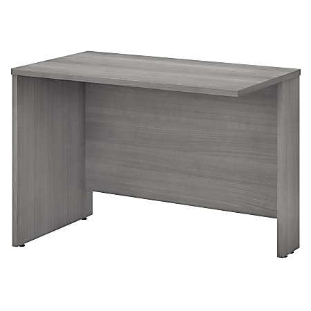 Bush Business Furniture Studio C 42"W Desk Return, Platinum Gray, Standard Delivery