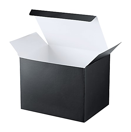 OfficeMax® Folded Boxes, 6" x 4 1/2" x 4 1/2", Blue, Pack Of 100
