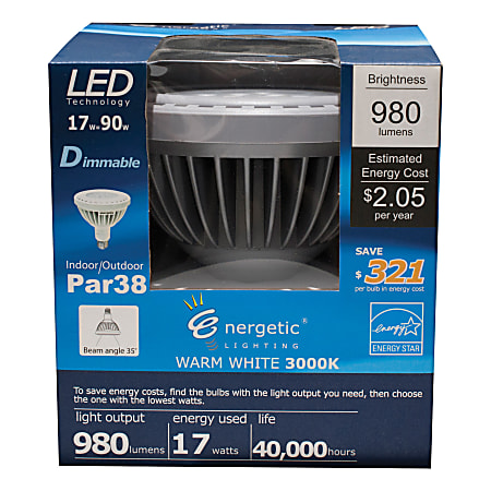 Energetic Lighting Dimmable LED Light Bulb, 17 Watts