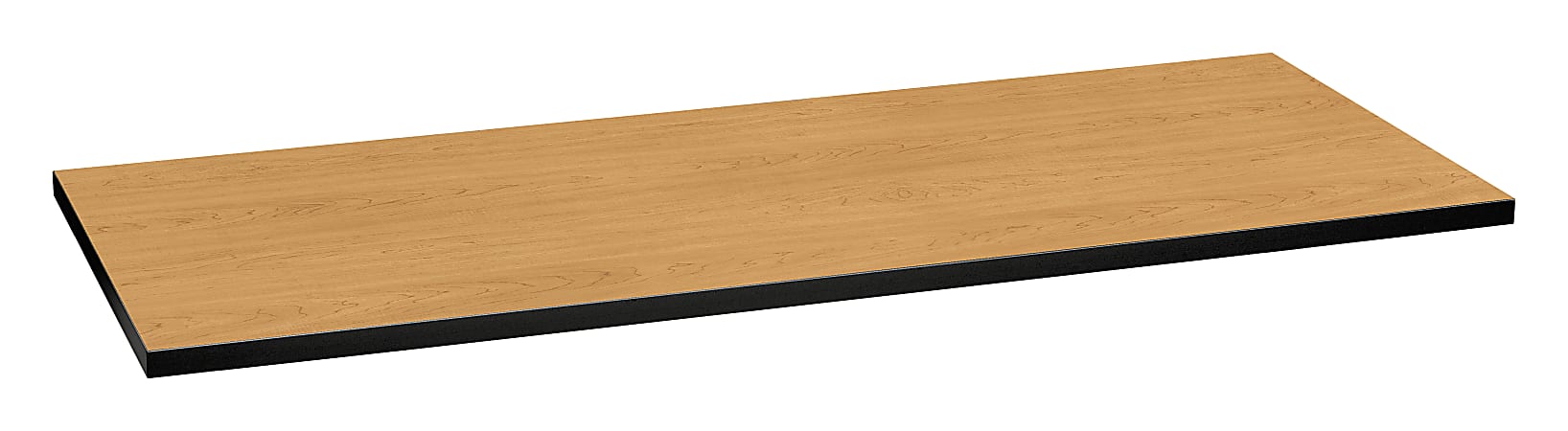 HON Huddles Series™ Multipurpose Table Top, 60"W x 24"D, Harvest/Black