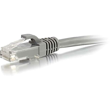 C2G 8ft Cat6a Snagless Unshielded (UTP) Network Patch Ethernet Cable-Gray - Category 6a for Network Device - RJ-45 Male - RJ-45 Male - 10GBase-T - 8ft - Gray