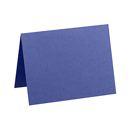 LUX Folded Cards, A6, 4 5/8" x 6 1/4", Boardwalk Blue, Pack Of 250