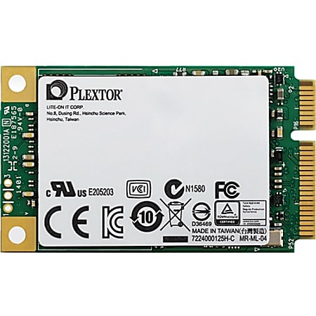 Plextor M6M PX-128M6M 128 GB Solid State Drive - Internal - mini-SATA (SATA/600) - 520 MB/s Maximum Read Transfer Rate - 3 Year Warranty