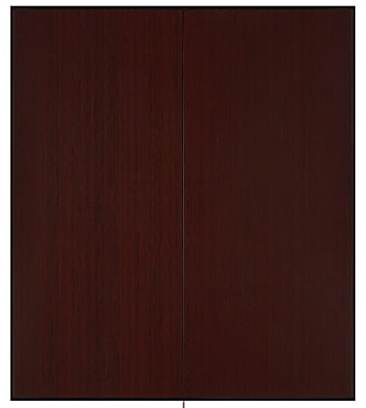Anji Mountain Trifold Bamboo Chair Mat Rectangular 42 x 48 Dark