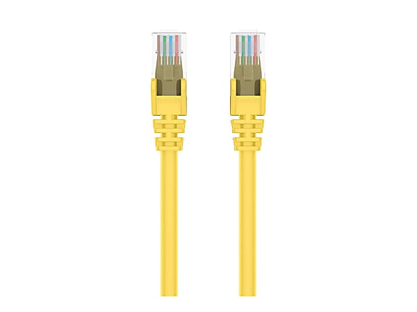 Belkin Cat. 6 UTP Patch Cable - RJ-45 Male - RJ-45 Male - 20ft - Yellow