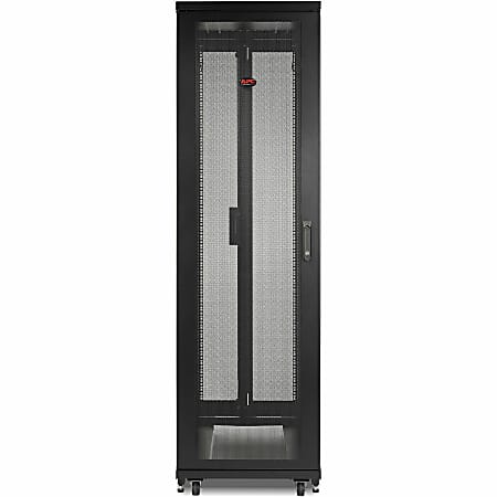NetShelter SV 42U 600mm Wide x 1060mm Deep Enclosure with Sides, Black, Single Rack Unassembled - 42U Rack x 19" Rac - AR2400FP1