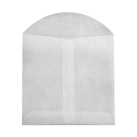 LUX Open-End Envelopes, 3 3/4" x 4 3/4", Flap Closure, Glassine, Pack Of 500
