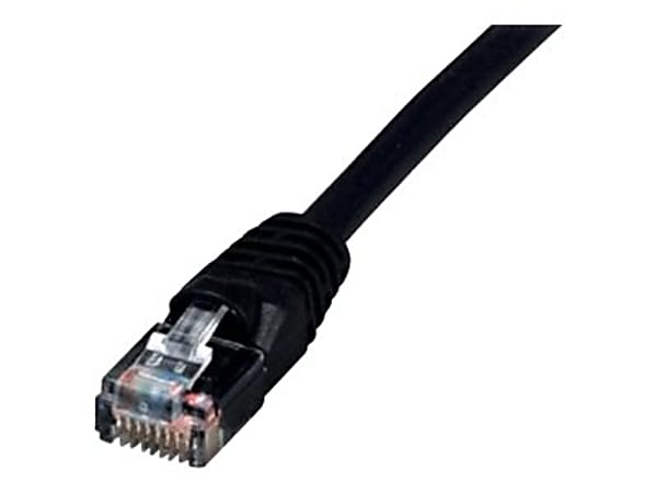 Comprehensive - Patch cable - RJ-45 (M) to RJ-45 (M) - 25 ft - CAT 5e - molded, snagless, stranded - black