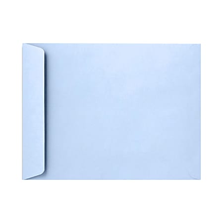 LUX Open-End 9" x 12" Envelopes, Peel & Press Closure, Baby Blue, Pack Of 1,000