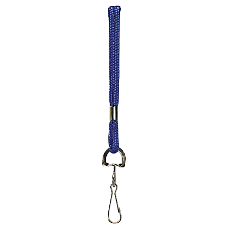 Baumgartens® Lanyards, 38", Blue, Pack Of 24