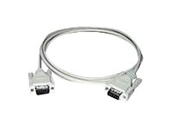 C2G - Serial extension cable - DB-9 (M) to DB-9 (F) - 50 ft - shielded - molded - beige