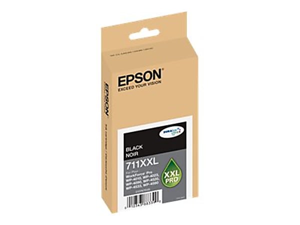 Epson® 711XXL DuraBrite® Ultra High-Yield Black Ink Cartridge, T711XXL120