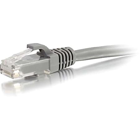 C2G 9ft Cat6a Snagless Unshielded (UTP) Network Patch Ethernet Cable-Gray - Category 6a for Network Device - RJ-45 Male - RJ-45 Male - 10GBase-T - 9ft - Gray