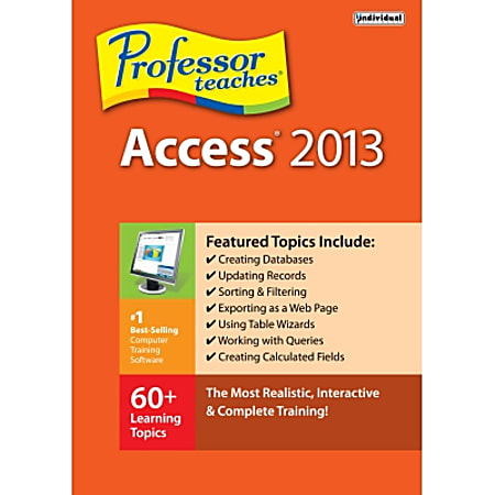 Professor Teaches Access 2013, Download Version