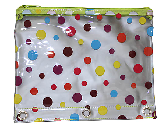 Alan Pencil Pouch With Clear Window Assorted Color - Office Depot
