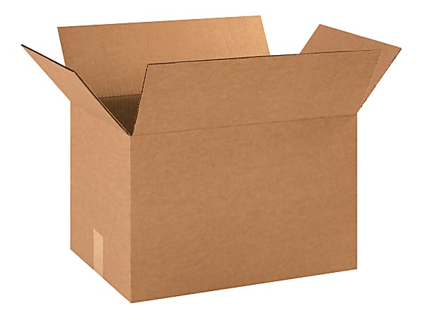 Corrugated Box, 18" x 12" x 12", Kraft