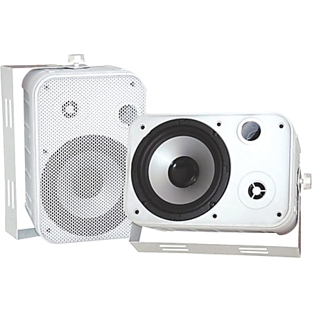 Pyle Pro PDWR50W 2-Way Indoor/Outdoor Speaker, White