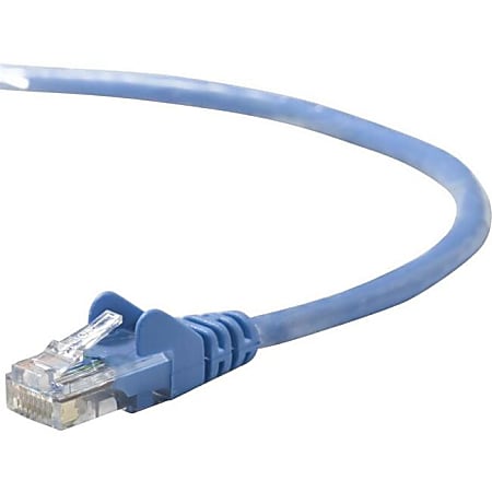 Belkin Cat. 5e Patch Cable - RJ-45 Male - RJ-45 Male - 50ft, A3L791B50BLUS