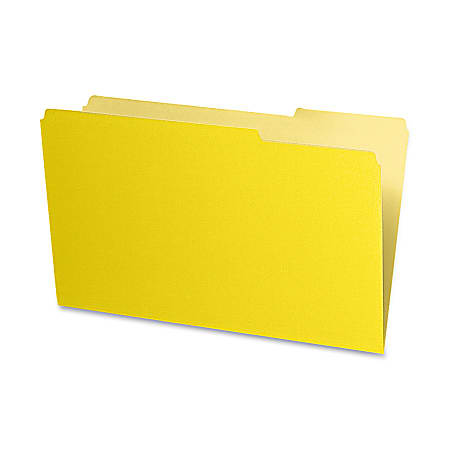Pendaflex® Legal-Size Interior File Folders, 1/3 Cut, Yellow, Box Of 100