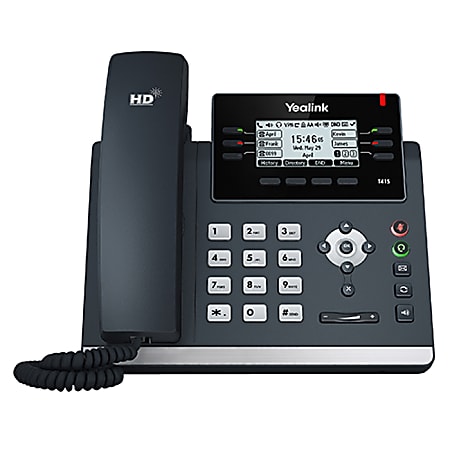 Yealink Ultra-Elegant 6-Line VoIP Desk Phone, YEA-SIP-T41S