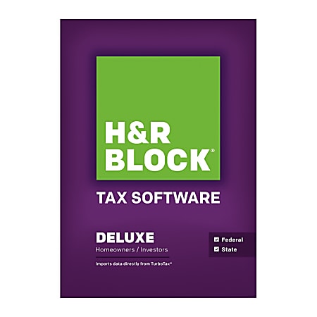 H&R Block Tax Software 13 Deluxe + State for Mac - Download