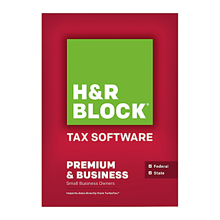 H&R Block Tax Software 13 Premium & Business for Windows - Download