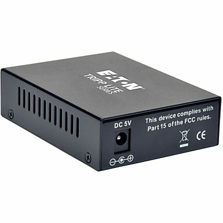 Tripp Lite 10/100 UTP to Singlemode Fiber Media Converter RJ45 / SC 15km 1310nm, N784001SC15