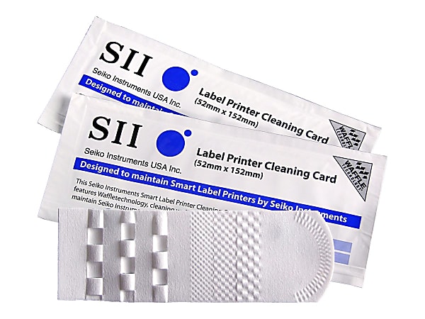Seiko Instruments SLP-CLNCRD - Printer cleaning card