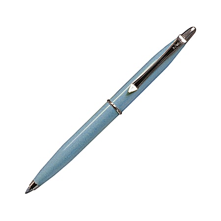 Yafa Mini-Ballpoint Poquito Pen, Medium Point, 1.0 mm, Light Blue Barrel, Black Ink