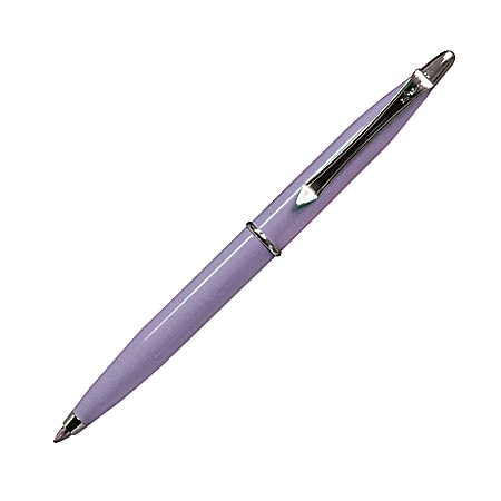 Yafa Mini-Ballpoint Poquito Pen, Medium Point, 1.0 mm, Violet Barrel, Black Ink