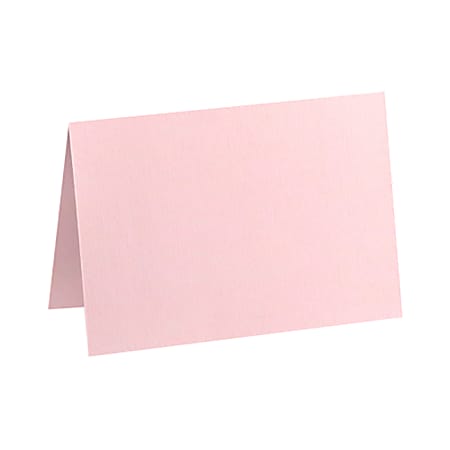 LUX Folded Cards, A2, 4 1/4" x 5 1/2", Candy Pink, Pack Of 250