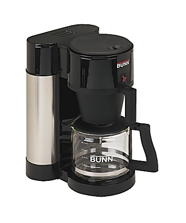Bunn 10-Cup Professional Home Coffeemaker, Black/Stainless Steel