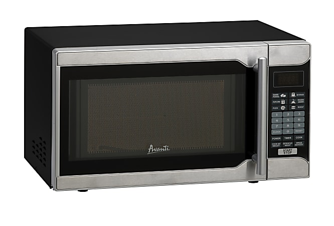 Avanti 0.7 Cu Ft Countertop Microwave, Stainless Steel
