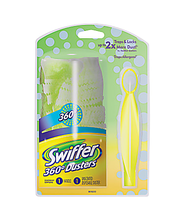 Swiffer® 360° Starter Kit, 6", Yellow/White