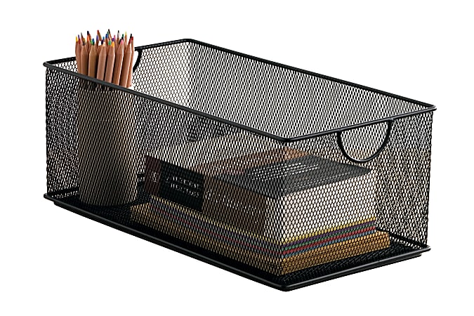NeatReceipts Neat Life Mesh Standard Duty Storage Box, Black