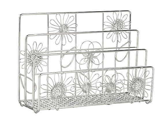 Doodles Letter Holder, Silver