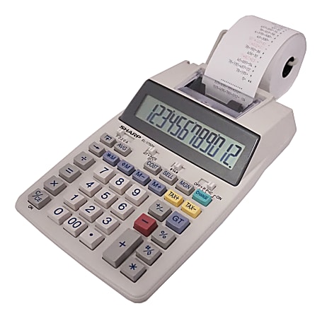 Sharp EL-1750V Printing Calculator for sale online 