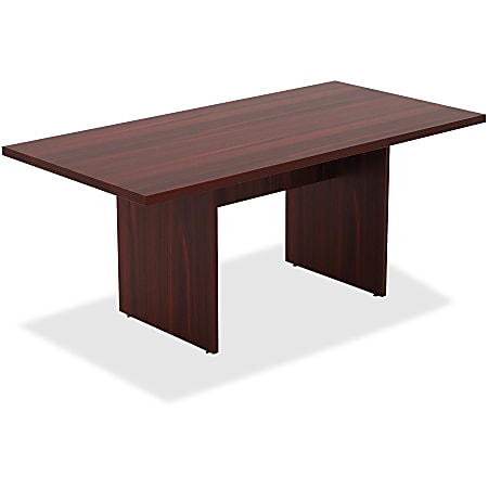 Lorell® Chateau Series Rectangular Conference Table Top, 30”H x 70-15/16”W x 35-7/16”D, Mahogany