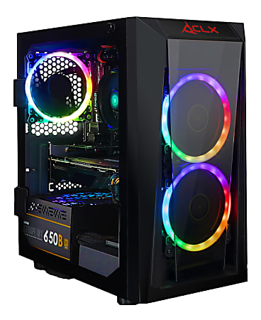 CybertronPC CLX SET Gaming Desktop PC, AMD Ryzen 5, 16GB Memory, 960GB Solid State Drive, Windows® 10, TGMSETGXM9601BM