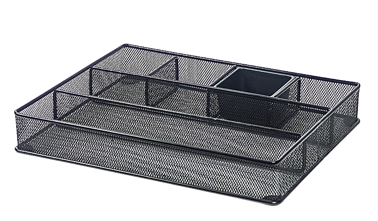 Office Depot Brand Mesh Large Drawer Organizer Black - Office Depot