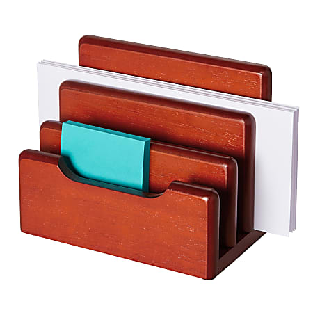 Rolodex® Wood Tones™ Mini Sorter, Mahogany