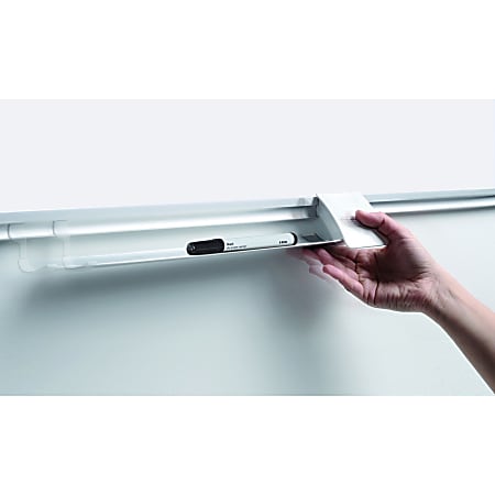 MasterVision Dry-erase Magnetic Planning Board - Pure White, Aluminum - Porcelain - 48