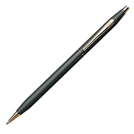 Cross® Classic® Century® Ballpoint Pen, Medium Point, 1.0 mm, Classic Black Barrel, Black Ink