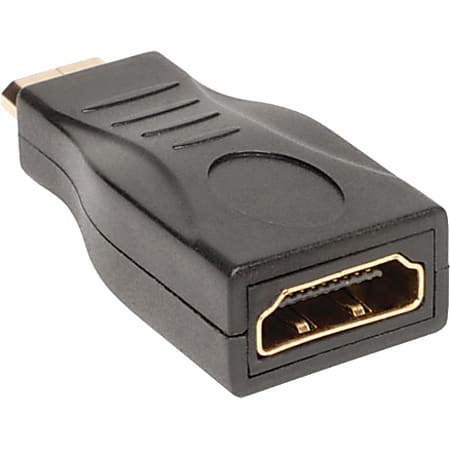 Tripp Lite HDMI to HDMI Adapter HDMI-F to Mini HDMI-M 1080p M/F - HDMI adapter - 19 pin mini HDMI Type C male to HDMI female - black