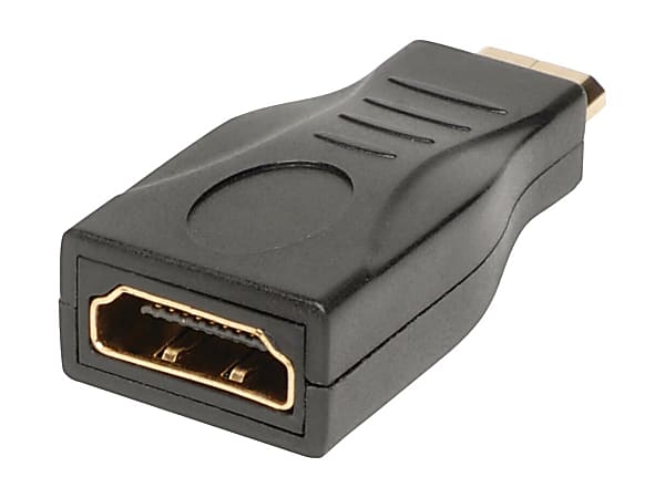 Eaton Tripp Lite Series HDMI to HDMI Adapter HDMI-F to Mini HDMI-M 1080p M/F - HDMI adapter - 19 pin mini HDMI Type C male to HDMI female - black