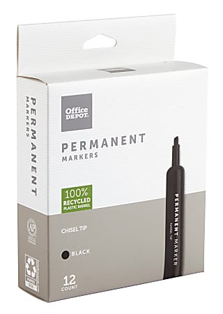 Black Markers- Permanent- 10 Pack (144 Pieces) – 10 Pack Black Thin  Permanent Markers. Use At Home, Work Or School. Hundreds Of Uses. Bold  Point. – Office Junky