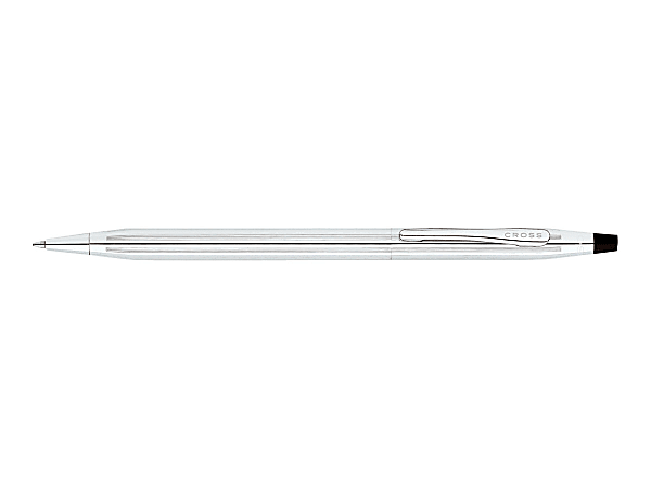 Cross® Classic® Century® Lustrous Chrome Ballpoint Pen, Medium Point, 1.0 mm, Chrome Barrel, Black Ink
