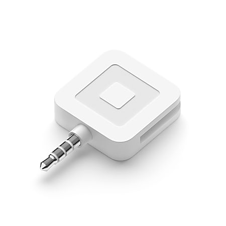 Square Credit Card Reader 4 12 x 4 12 x 1 White - Office Depot